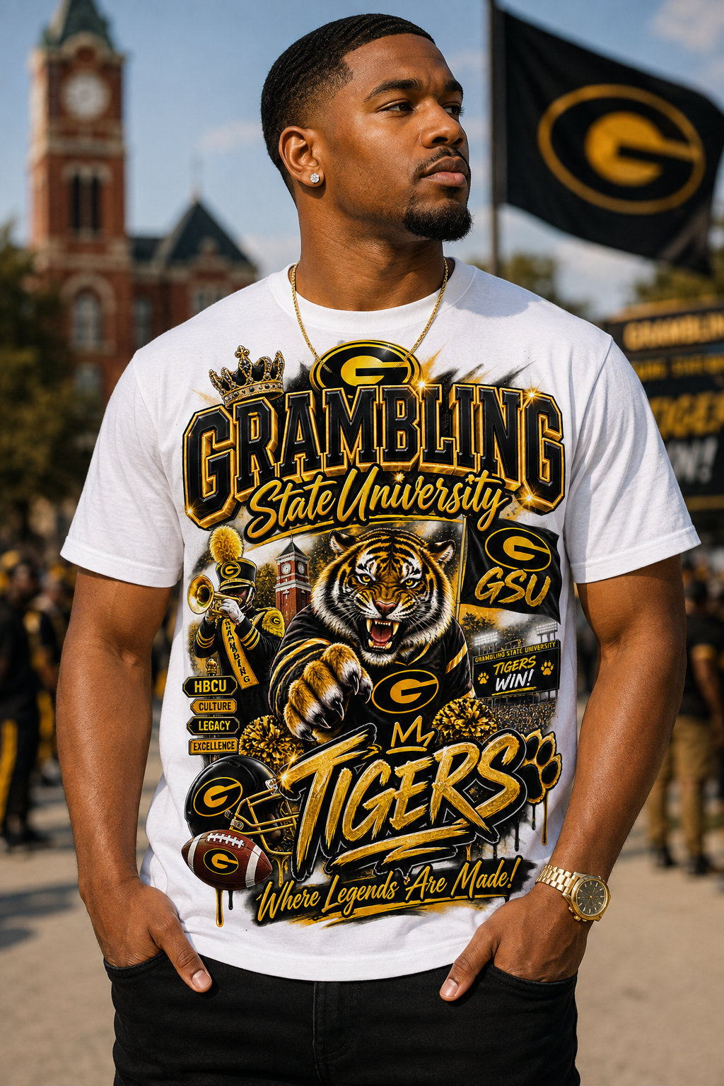 Grambling State University Tigers Tee