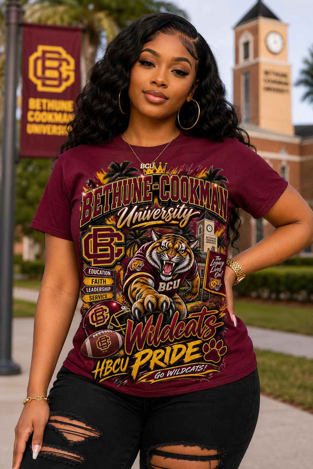 Bethune-Cookman University Wildcats T-Shirt